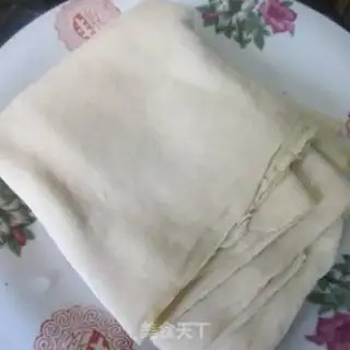 Make Tie tofu skin step 0