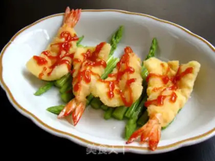Make Gold phoenix shrimp step 11
