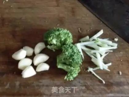 Make Clear the broccoli step 1
