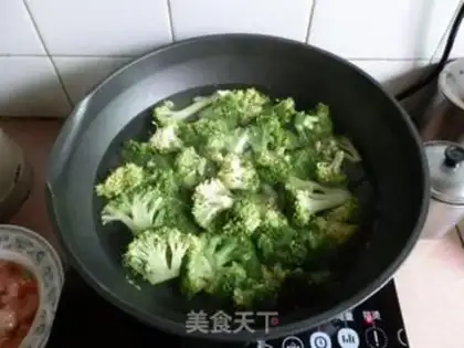 Make Clear the broccoli step 2