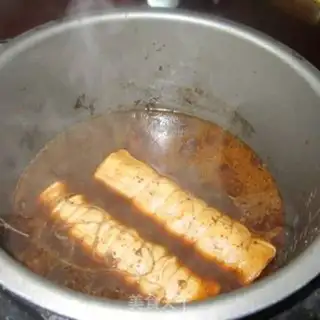 Make Tie tofu skin step 6