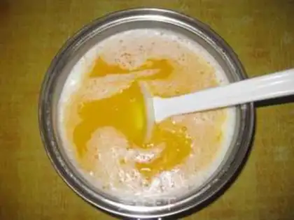 Make raisins and eggs step 4