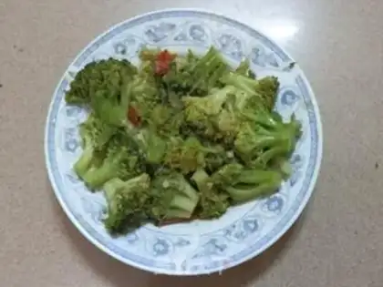 Make Clear the broccoli step 6