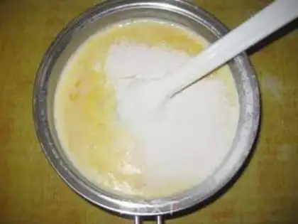 Make raisins and eggs step 5