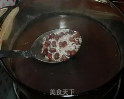 Make Red bean rice porridge step 2