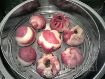 Make Potato plum bun step 9
