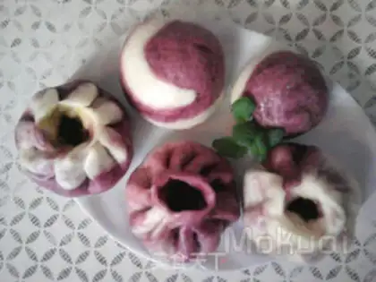 Make Potato plum bun step 10