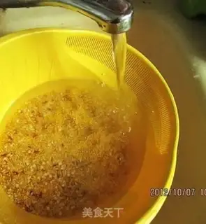 Make Feeding porridge step 1