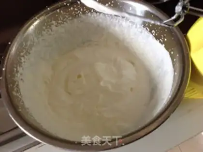 Make Orange mousse cake step 2