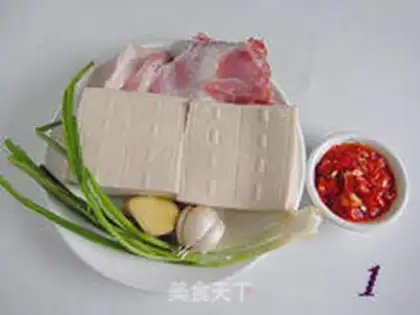 Make Fish steam tofu step 0