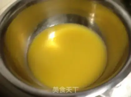 Make Orange mousse cake step 7