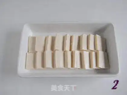 Make Fish steam tofu step 1