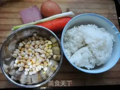 Make Egg fried rice step 0