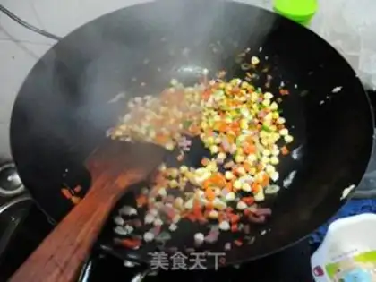 Make Egg fried rice step 4
