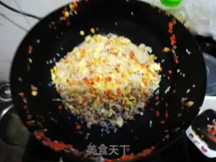 Make Egg fried rice step 6