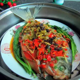 Make Twin pepper steam fish step 7