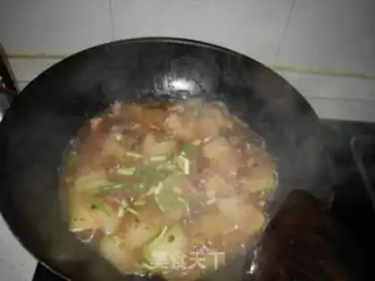 Make A wide moon cake step 20