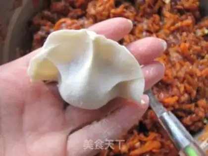 Make Carrot meat dumplings step 13