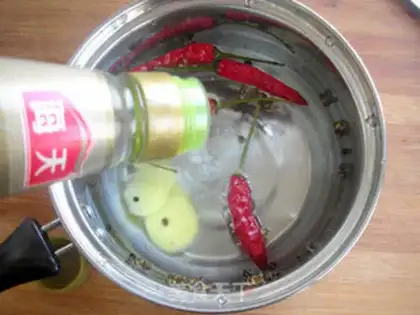 Make Quick pickle beans step 3
