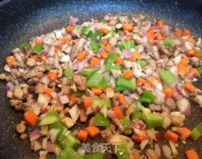 Make Shrimp rice step 17