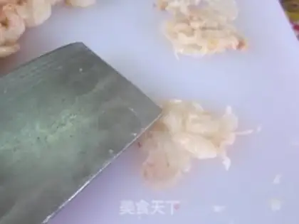 Make Moon shrimp cake step 2