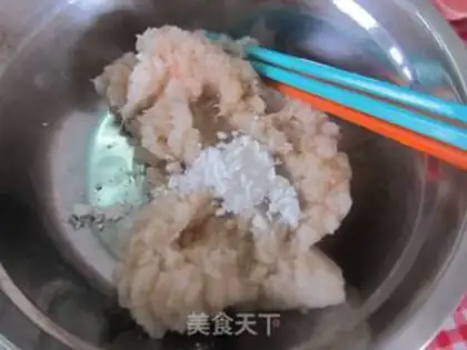 Make Moon shrimp cake step 4