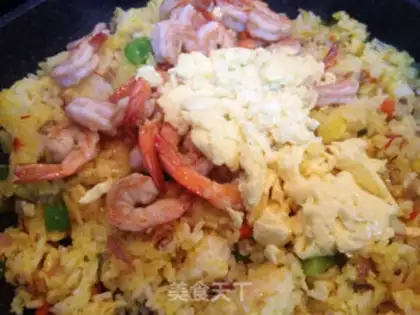 Make Shrimp rice step 22