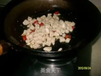 Make Chicken tofu step 11