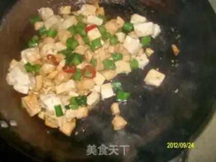 Make Chicken tofu step 12