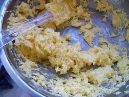 Make Chocolate vanilla cookies step 2