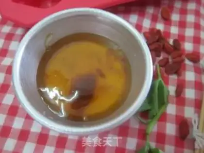 Make Moon shrimp cake step 18