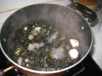 Make Meatballs and omelet soup step 1