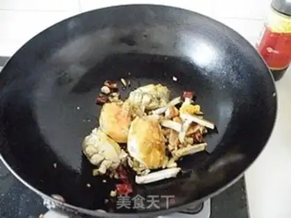 Make Spicy Fried crabs step 10