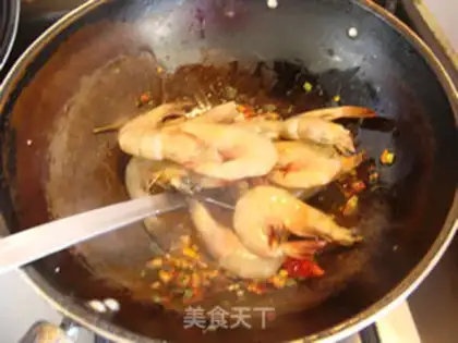 Make Dry spicy shrimp step 6