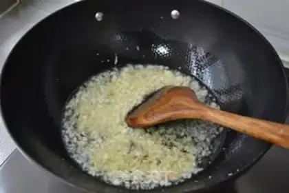 Make The almond mushroom bean sauce step 5