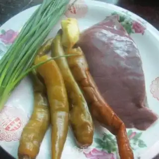 Make Spicy liver step 0