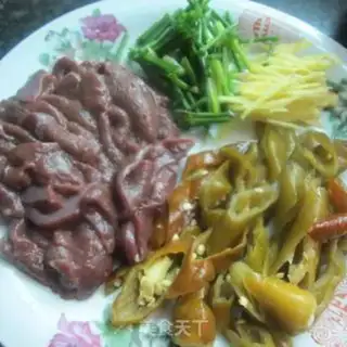 Make Spicy liver step 1