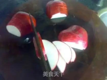 Make Lemon sugar vinegar radish step 2