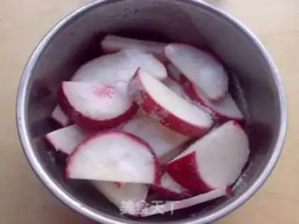 Make Lemon sugar vinegar radish step 3