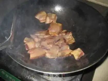 Make Hunan special pork pan step 0