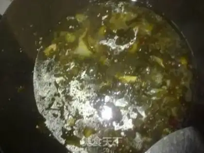 Make Spicy fan soup step 5