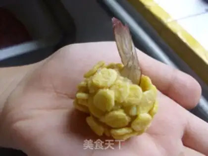 Make Precious corn shrimp balls step 8