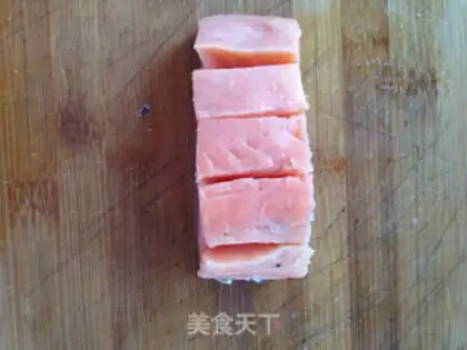 Make A salmon with lemon juice step 1