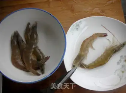 Make Drunk shrimp step 0