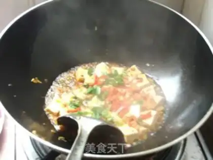 Make Spicy tofu step 7