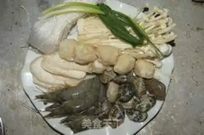 Make Stone pot seafood fan step 0