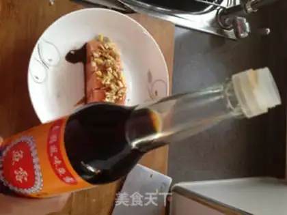 Make A salmon with lemon juice step 4