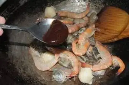 Make Stone pot seafood fan step 3