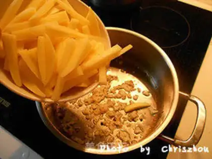 Make Knife potatoes step 5