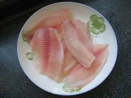 Make Snack of red catfish step 0